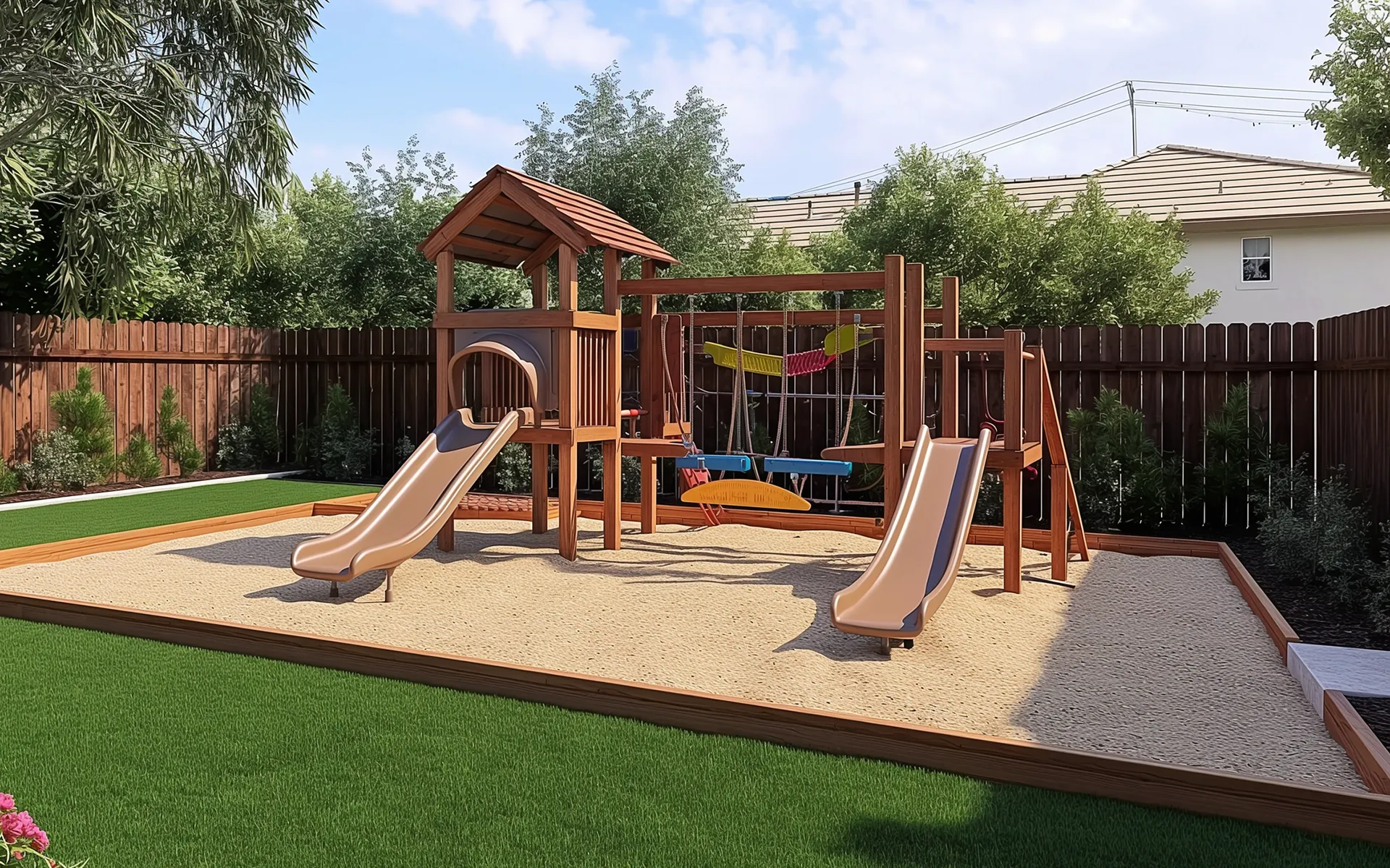 Play structures for small yards deals