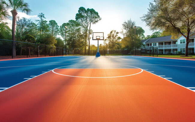 Enhanced Athletic Performance on Rubber-Surfaced Sports Courts