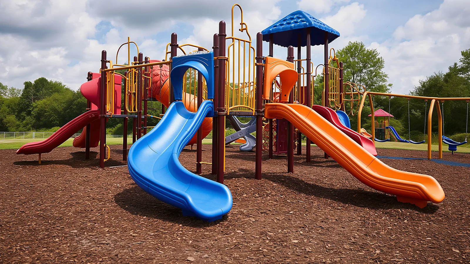 Rubber Mulch for Playground Covering vs. Wood Mulch