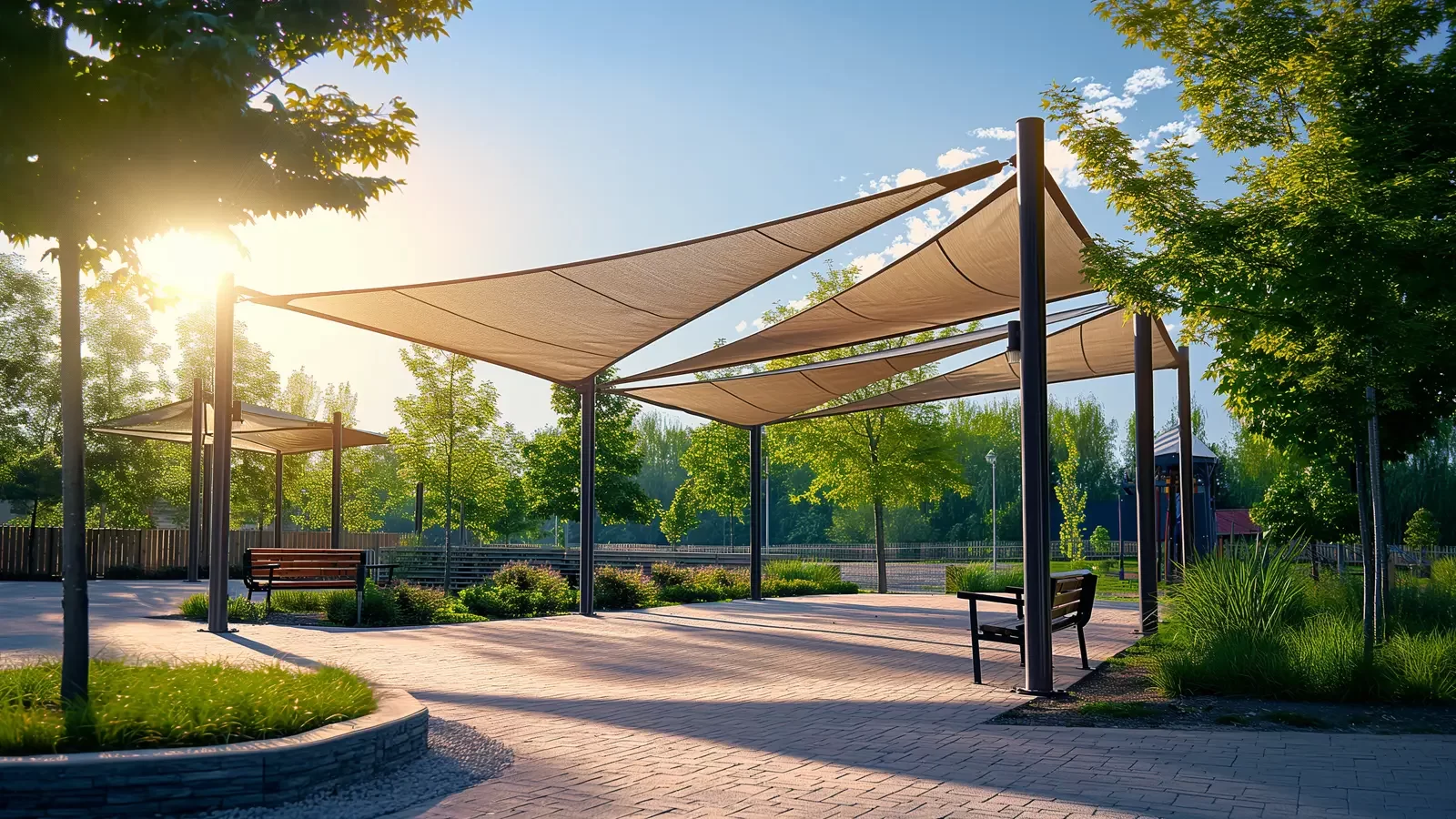 Top Benefits of Commercial Shade Structures