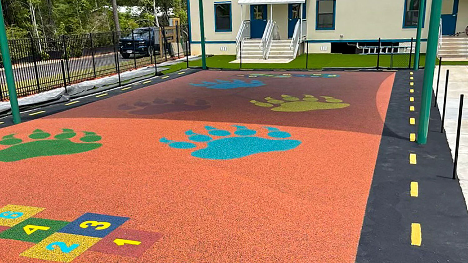 Poured-in-Place Rubber Surfacing